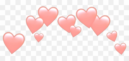 Pink Heart Tumblr Hearts Sticker - Transparent Background Heart Crown Transparent Emoji,Pink Emojis Tumblr