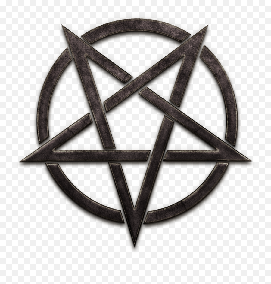 Transparent Transparent Background - Pentagram White Background Emoji,Pentagram Emoticon -evil