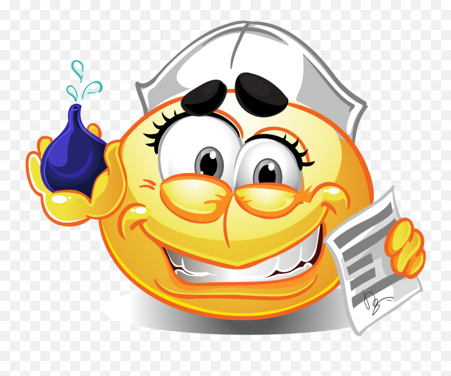 Nurse Emoji Decal - Happy New Year 2012 Emoticons,Nurse Emoticon