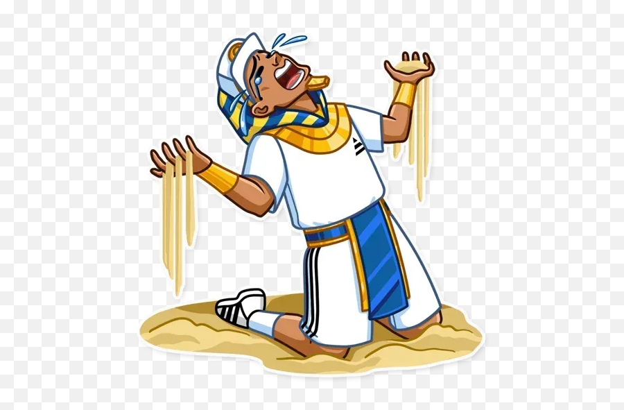 Pharaoh Vadidas Whatsapp Stickers - Stickers Cloud Happy Emoji,Pharoah Emoticon