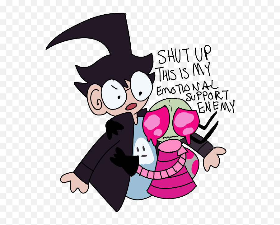 Zim And Dib Friendship Emoji,Fanfiction Zim Dib Antenna Emotion