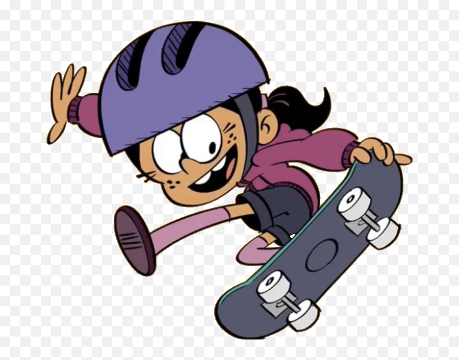 Nickelodeon All - Lincoln Loud Ronnie Anne Skateboard Emoji,Nigel Thornberry Emoticons