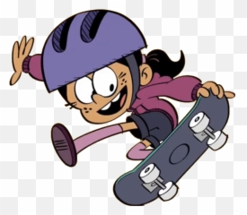 Nickelodeon All - Lincoln Loud Ronnie Anne Skateboard Emoji,Nigel Thornberry Emoticons