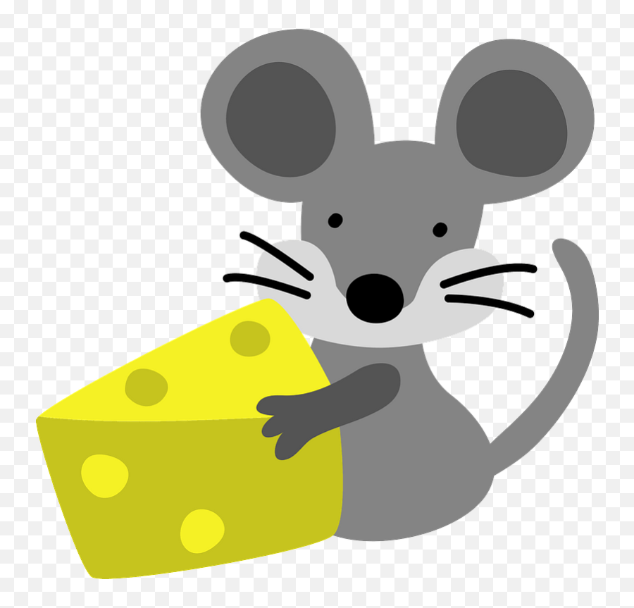 Mouse With Cheese Clipart Free Download Transparent Png - Mouse With Cheese Clipart Emoji,Cheese Face Emoji