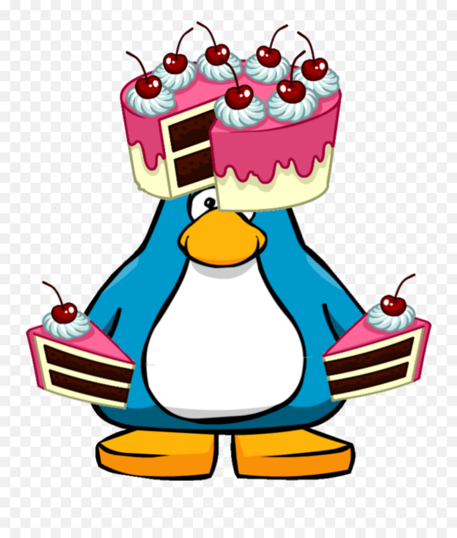 July - Club Penguin Birthday Cake Hat Emoji,Sup Bro Emoticon