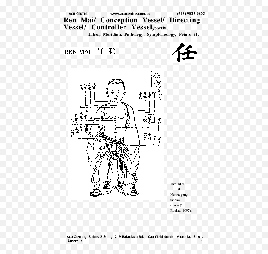 Pdf The Eight Extraordinary Meridiensren Mai Part 1 - Standing Emoji,Kidney Meridian Emotions