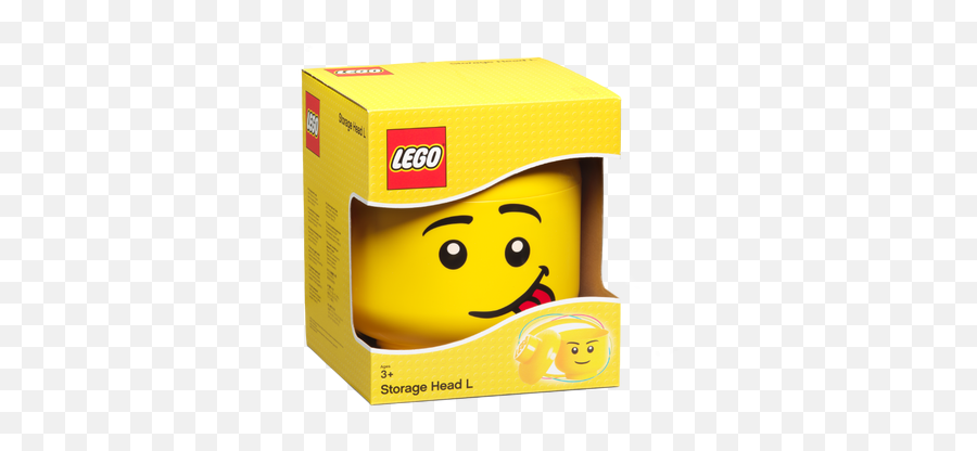 Contenitore Lego Storage Head Mini Silly Boy Idee Regalo Emoji,Emoticon Bimbo