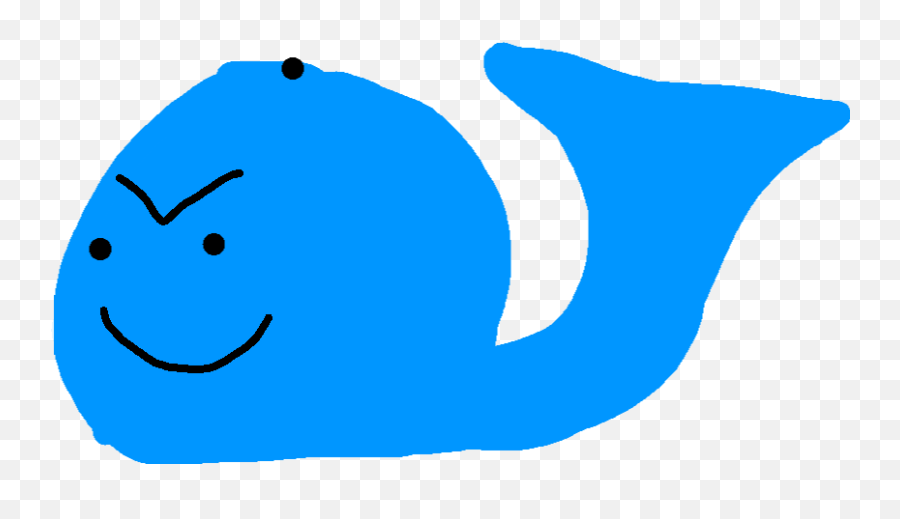 Whale Emo - Happy Emoji,Whale Emoticon