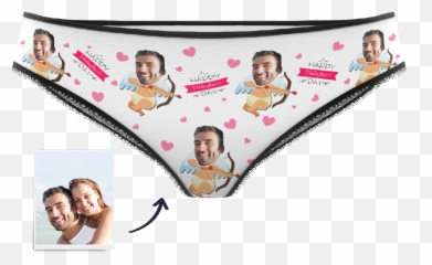 Women - Panties With Face Print Emoji,Panties Emoji