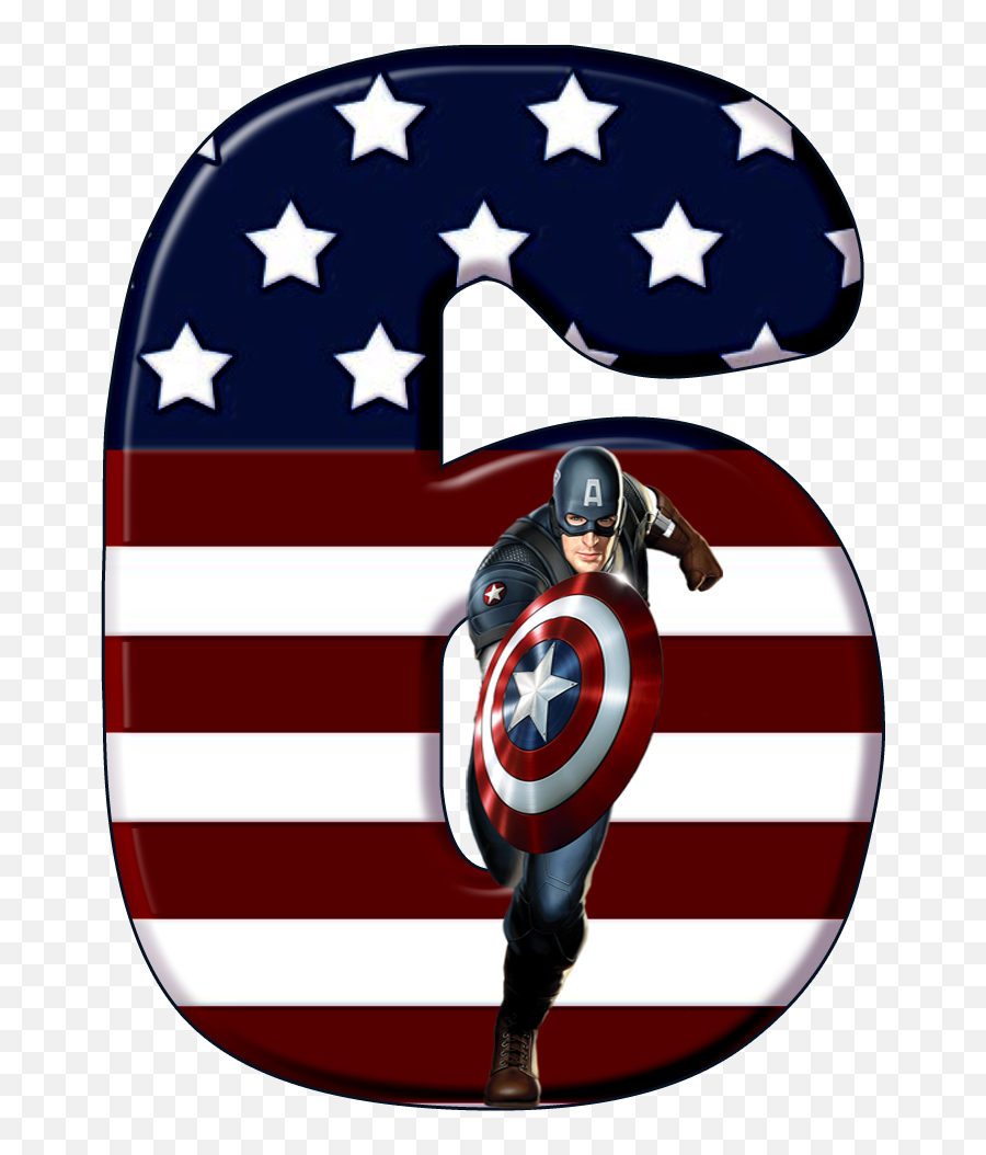 Shoppingalfabetodecorativo Alfabeto - Capitão America 5 Capitão America Png Emoji,Captain America Shield Emoji