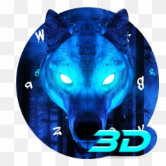 Ice Wolf 3d Keyboard Theme - Android Emoji,Shark Emoji Keyboard