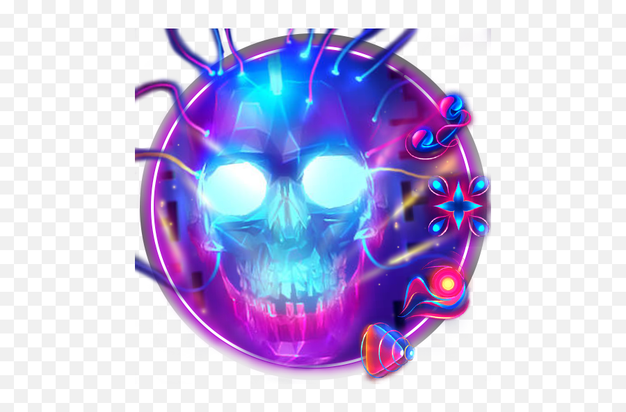 Neon Skull Launcher Theme Live Hd Wallpapers Apk Download Emoji,Android Skull Emoji