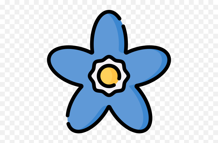 Alpine Forget Me Not - Free Nature Icons Emoji,Igloo Emoji