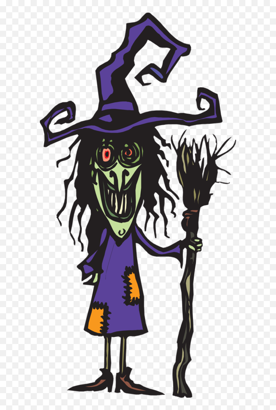 Evil Witch Clipart Kid - Ugly Clipart Emoji,Wicked Witch Emoji