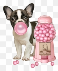 Pin Em Cartoon Cats And Dogs - Dibujos De Chicas Con Bulldog Farnces Emoji,Dabb Emoji Wallpaper