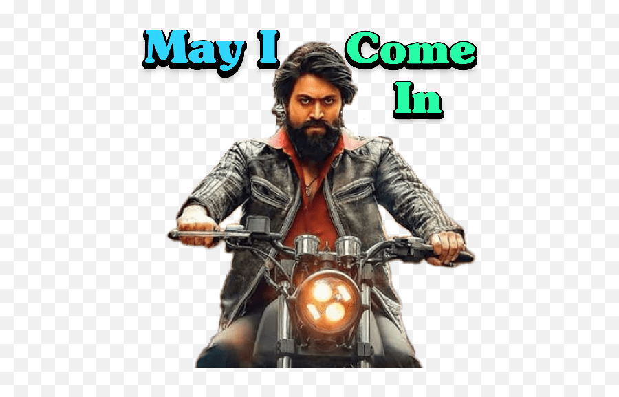 K - Kgf Yash Poster Emoji,Leather Emoji Stickers