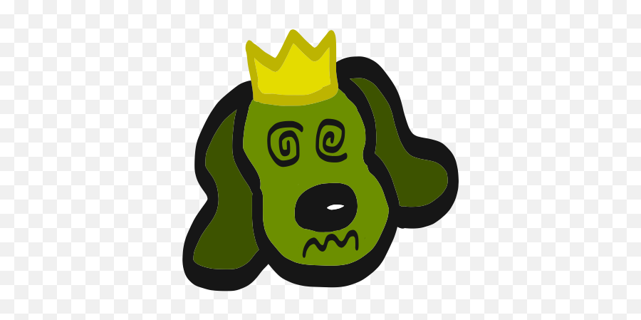 King Ruff By Lee Culver - Automotive Decal Emoji,King Crown Emoji