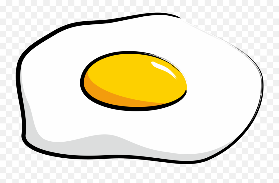 Fried Egg Scrambled Eggs Frying Food - Egg Clipart Full Sunny Side Up Egg Cartoon Png Emoji,Egg Emoji Transparent