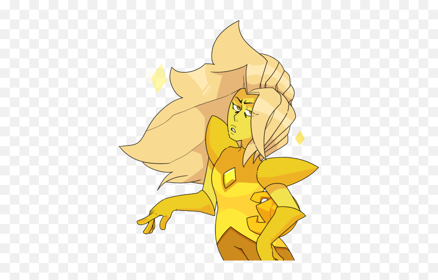 Yellow Diamonds Hair - Yellow Diamonds Real Hair Emoji,Yellow Diamond Emotion