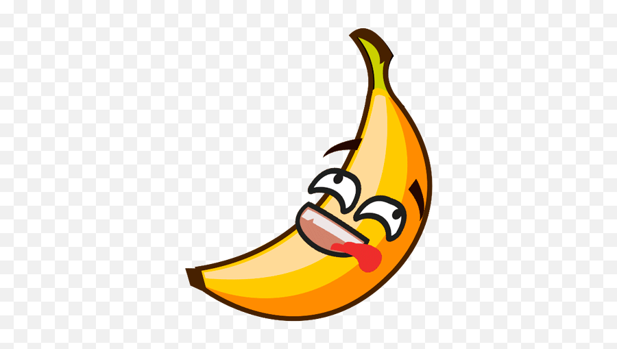 Banana Animated - Cute Stickers By Yuri Andryushin Ripe Banana Emoji,Emojis Eating Banana