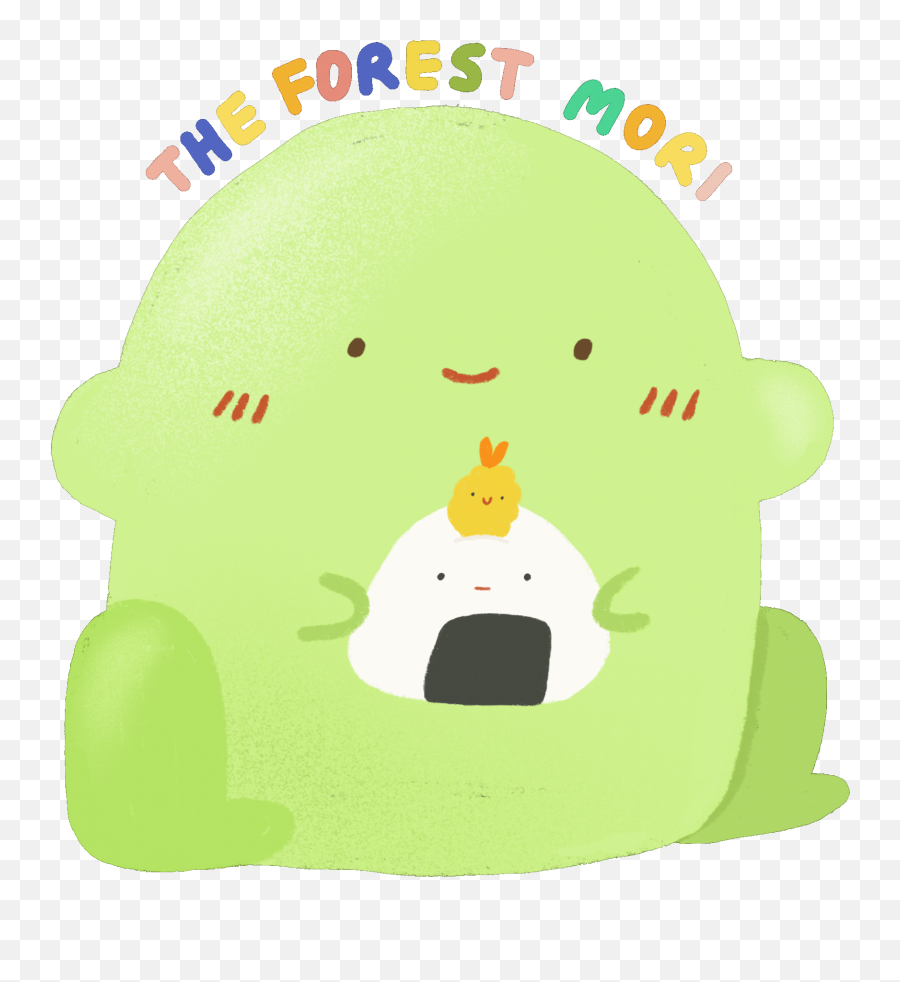 The Forest Mori Emoji,Apple Tulip Emoticon