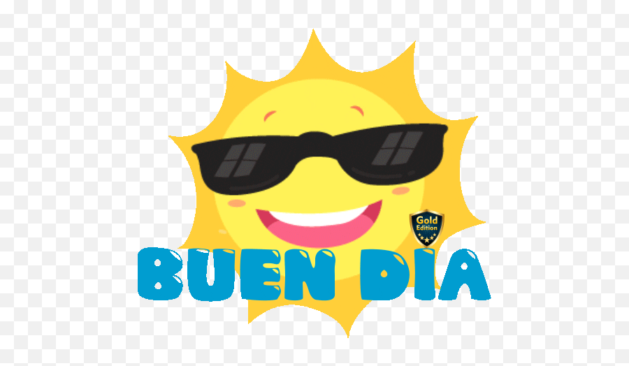 Martes 12 De Mayo - Giphy Stickers Buenos Dias Emoji,Imagenes De Emoticon Con Gafas Gif