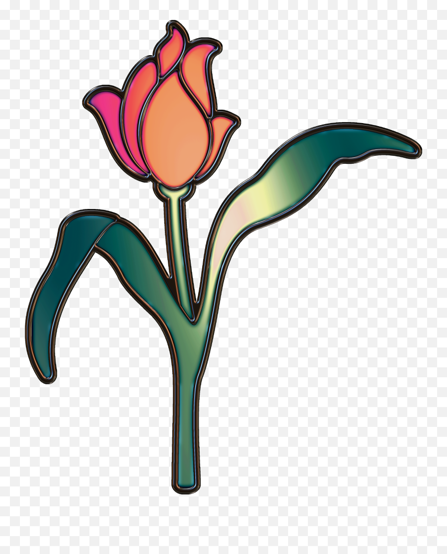 Flower As Drawing Free Image Download - Illustration Emoji,Stained Glass Emotions