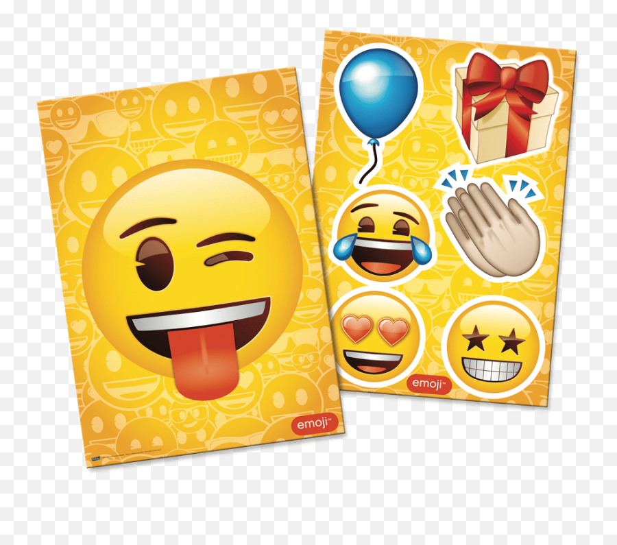 Painel Decorativo Emoji 64x45cm E - Kit Festa Emoji,E Emoji