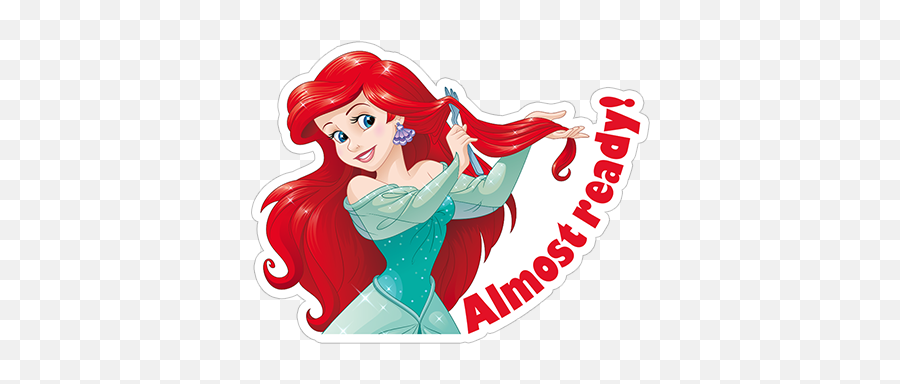 Viber Sticker Disney Princesses 15 Princess Sticker - Disney Princess Ariel Pink Dress Emoji,Princess Emoji