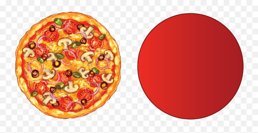 Shapes Emoji,2d 'pizza' Emoticon