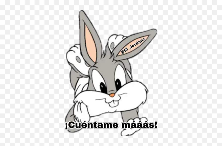 Bugs Bunny Stickers Per Whatsapp - Poser Un Lapin Humour Emoji,Emojis De Whatsapp Tranquila