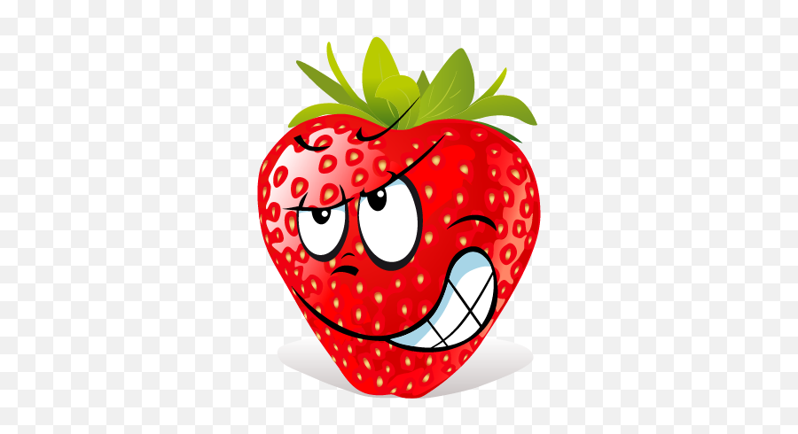 Strawberry Sp Emoji By Toprank Games - Strawberry With Face,Cute Fruit Emojis