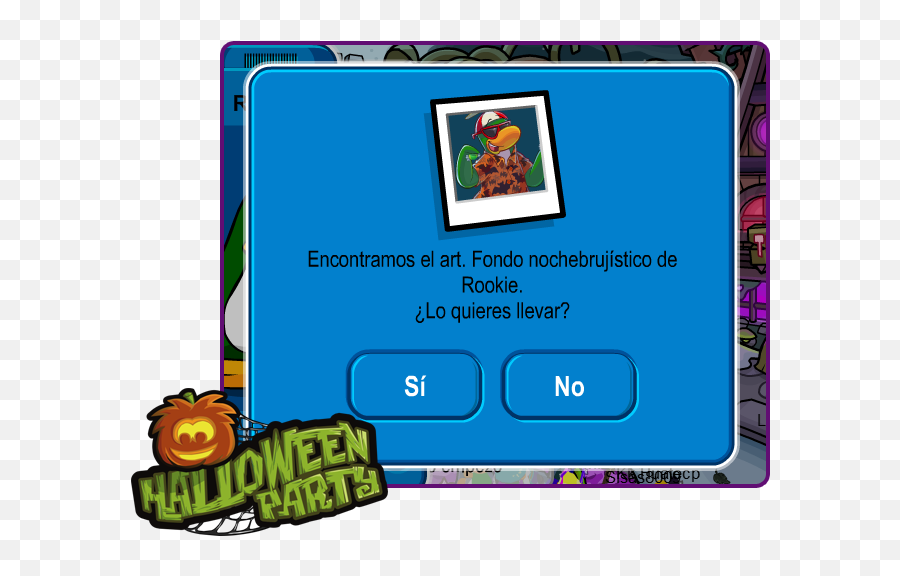 Club Penguin Fiesta De Noche De Brujas Rookie Club Penguin - Language Emoji,Emoticon De Ansioso