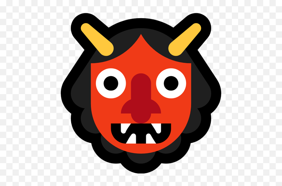 Emoji Image Resource Download - Microsoft Japanese Ogre Emoji,Ogres Emoji Png