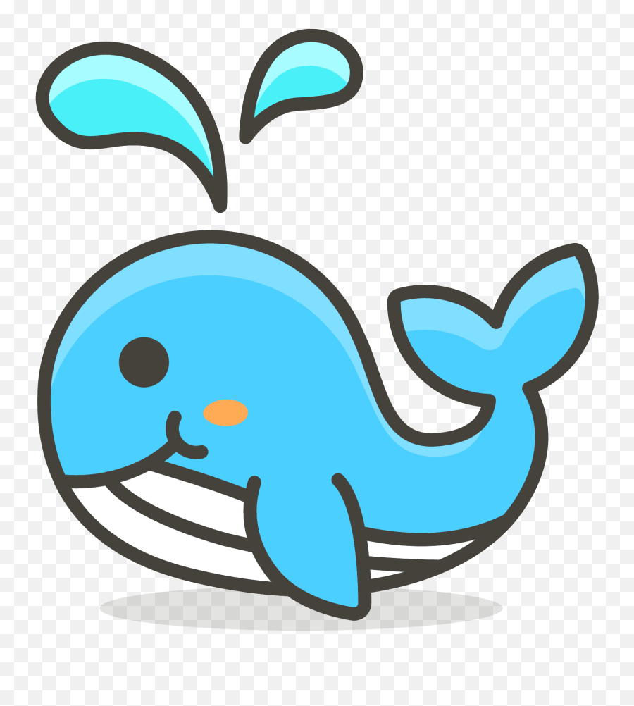 Spouting Whale Free Icon Of 780 Free Emoji,Free And Whale Emoji