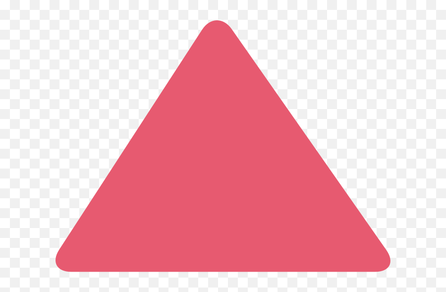 Red Triangle Pointed Up Emoji - Red Triangle,Pointing Up Emoticon Gif