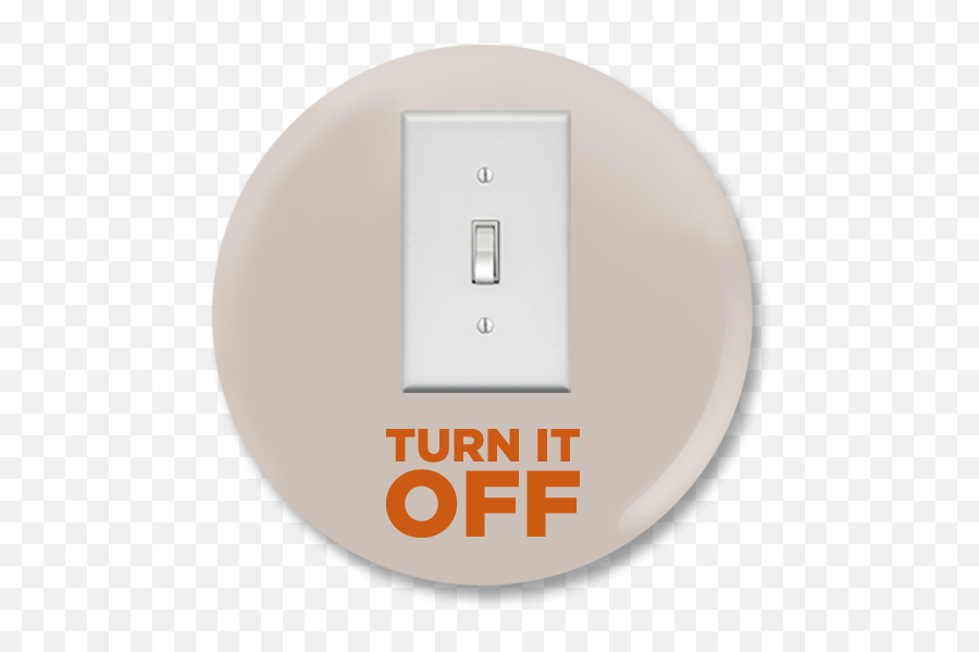 Turn It Off Button - Wall Plate Emoji,Turning Off Your Emotions Quotes
