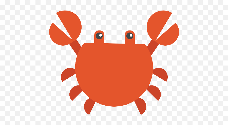 Crab Vector Svg Icon - Cute Animal Icon Png Emoji,Scuttle Crab Emoticon