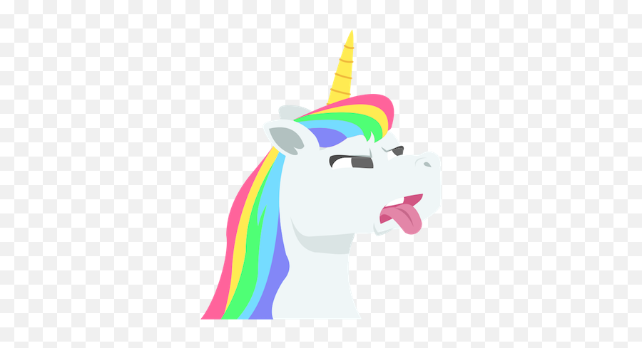 Unicorn Stickers Pack By Hype Management Llc Emoji,Funny Unicorn Emoji
