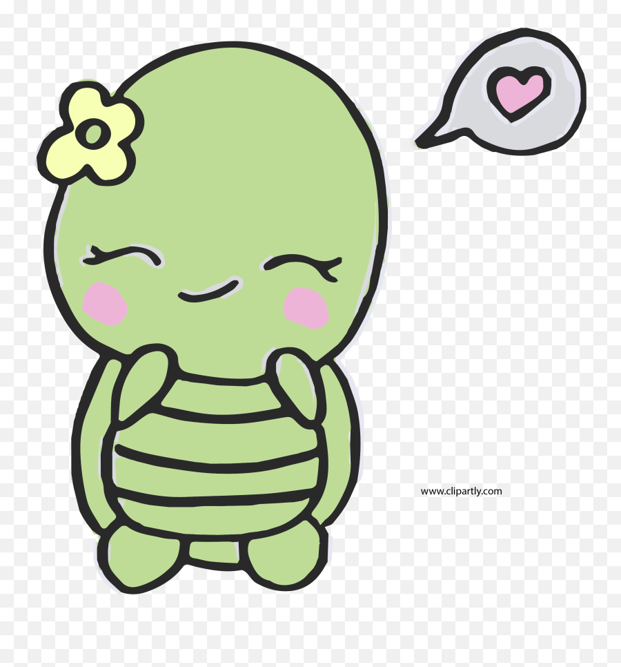 Cute Turtle Drawing For Kids Start By Copying The Outline - Turtle Drawings Cute Emoji,Sea Turtle Emoji