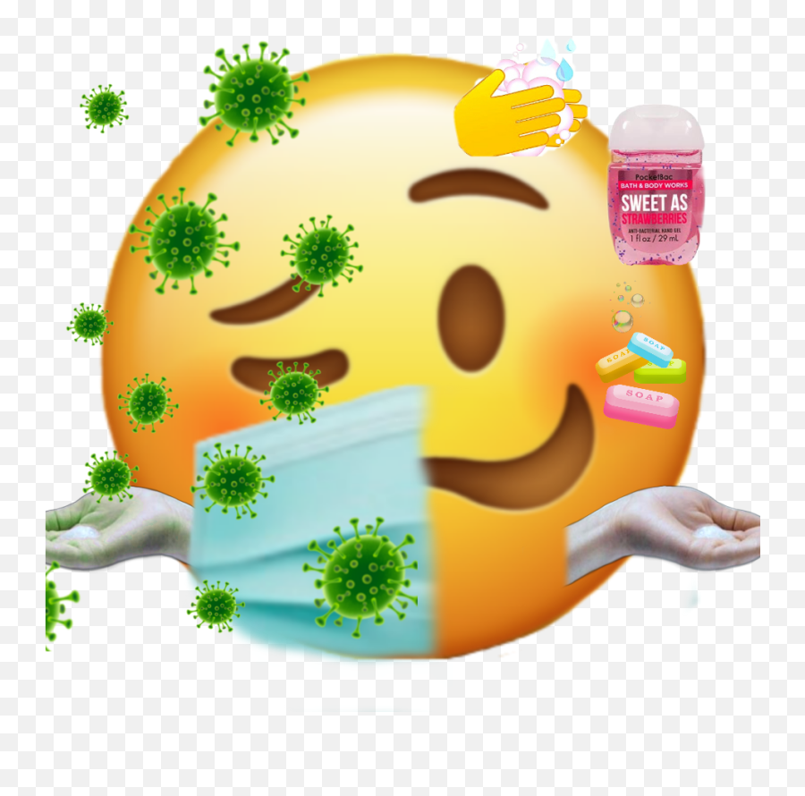 Corona Germs Sticker By The Meme Girl Emoji,Bath Emoticon