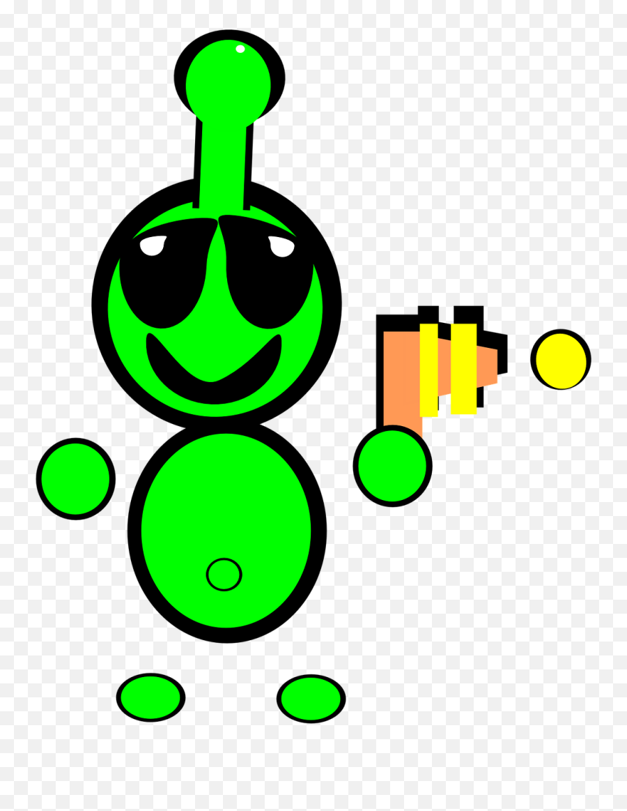 Martian Alien Gun Green Png Picpng Emoji,Emojis Wallpaper Alien