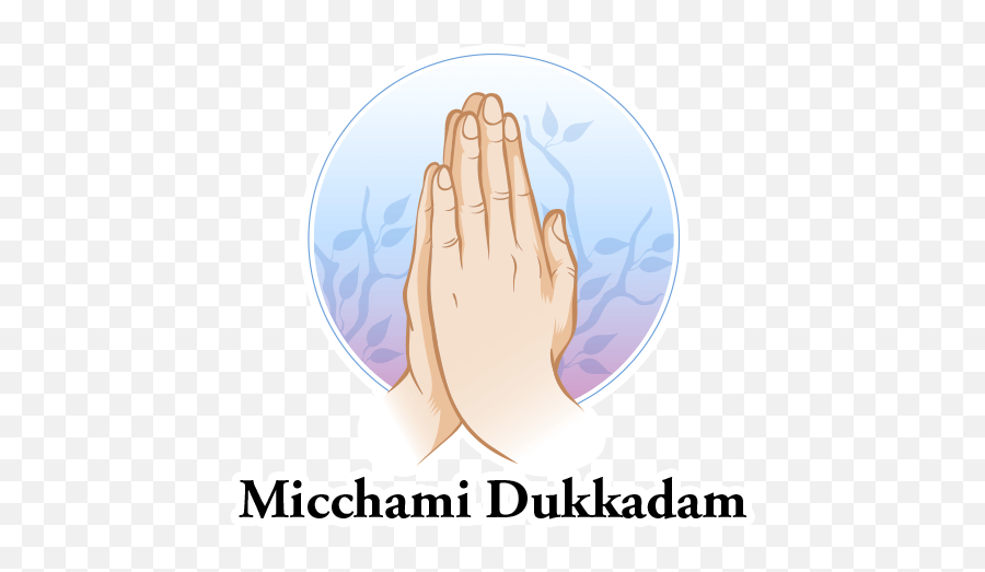 Micchami Dukkadam By Marcossoft - Sticker Maker For Whatsapp Emoji,Emoji Clapping Hands And Crazy