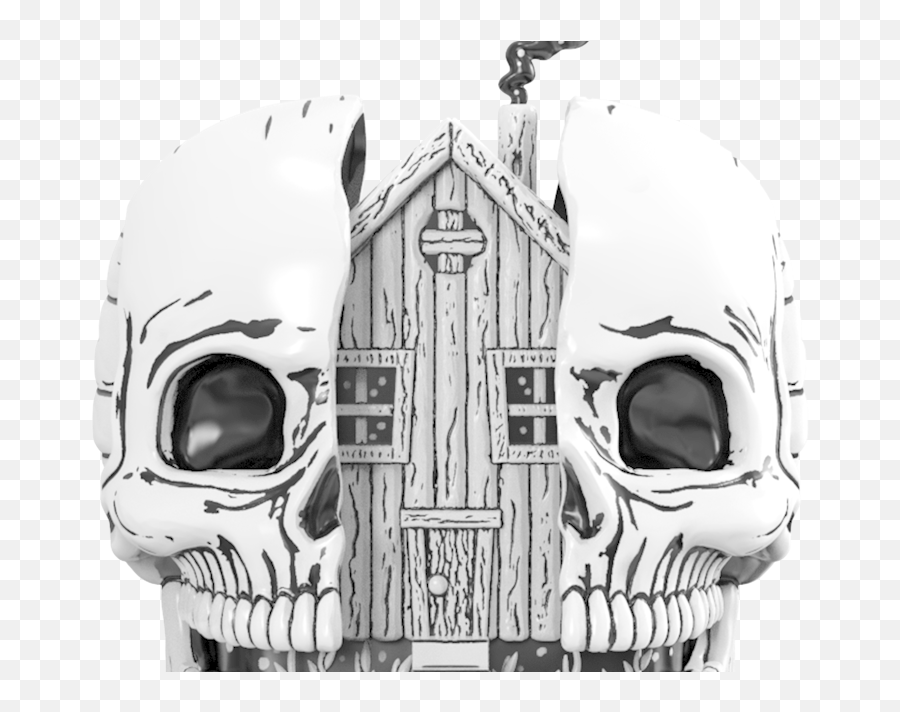 Skull House By Eli Klemmeck Neolei X Mighty Jaxx - The Toy Emoji,Lol Skull Emoji