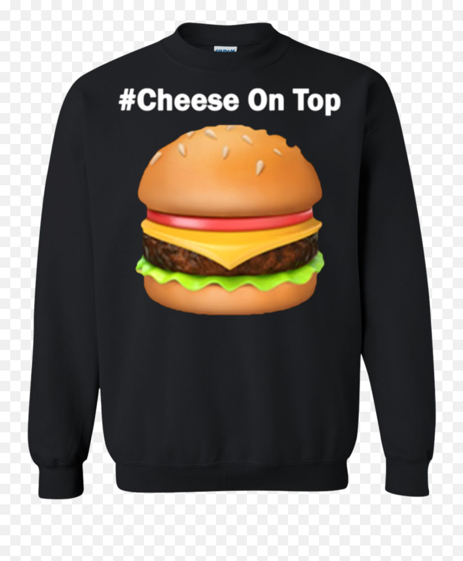 Google Cheseseburger Cheese On Top Emoji Sweatshirt - Poppy Store,Cheeseburger Emoji