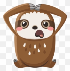 Sticker Larry 17 Vk Download Free Emoji,Sloth Emoji
