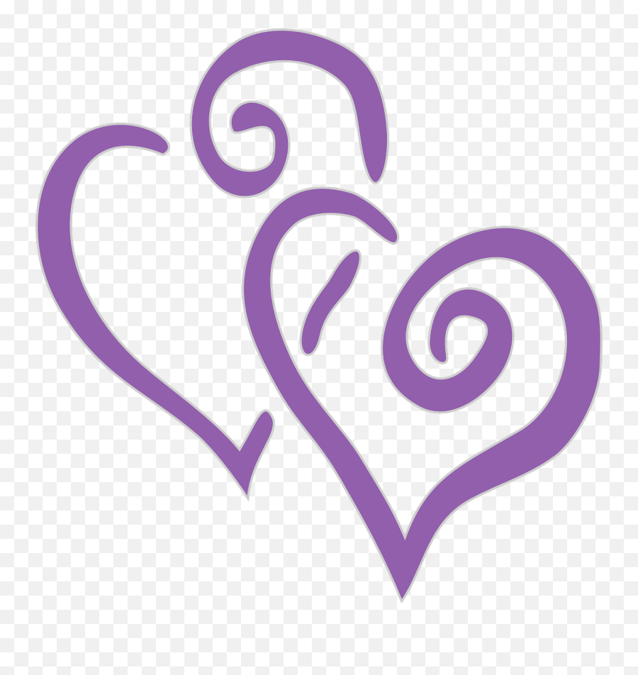 Double Free Vector Graphic On Pixabay Love - Hearts Clip Art Hearts Clip Art Emoji,Brown Heart Emoji