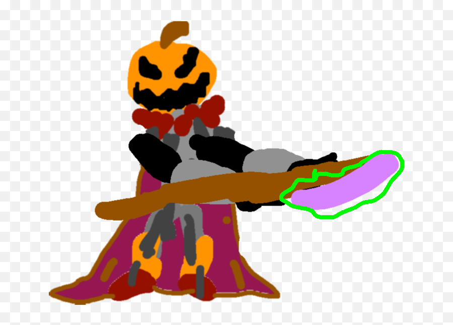 The Pumpkin King Fight Tynker - Fictional Character Emoji,Scythe Emoji