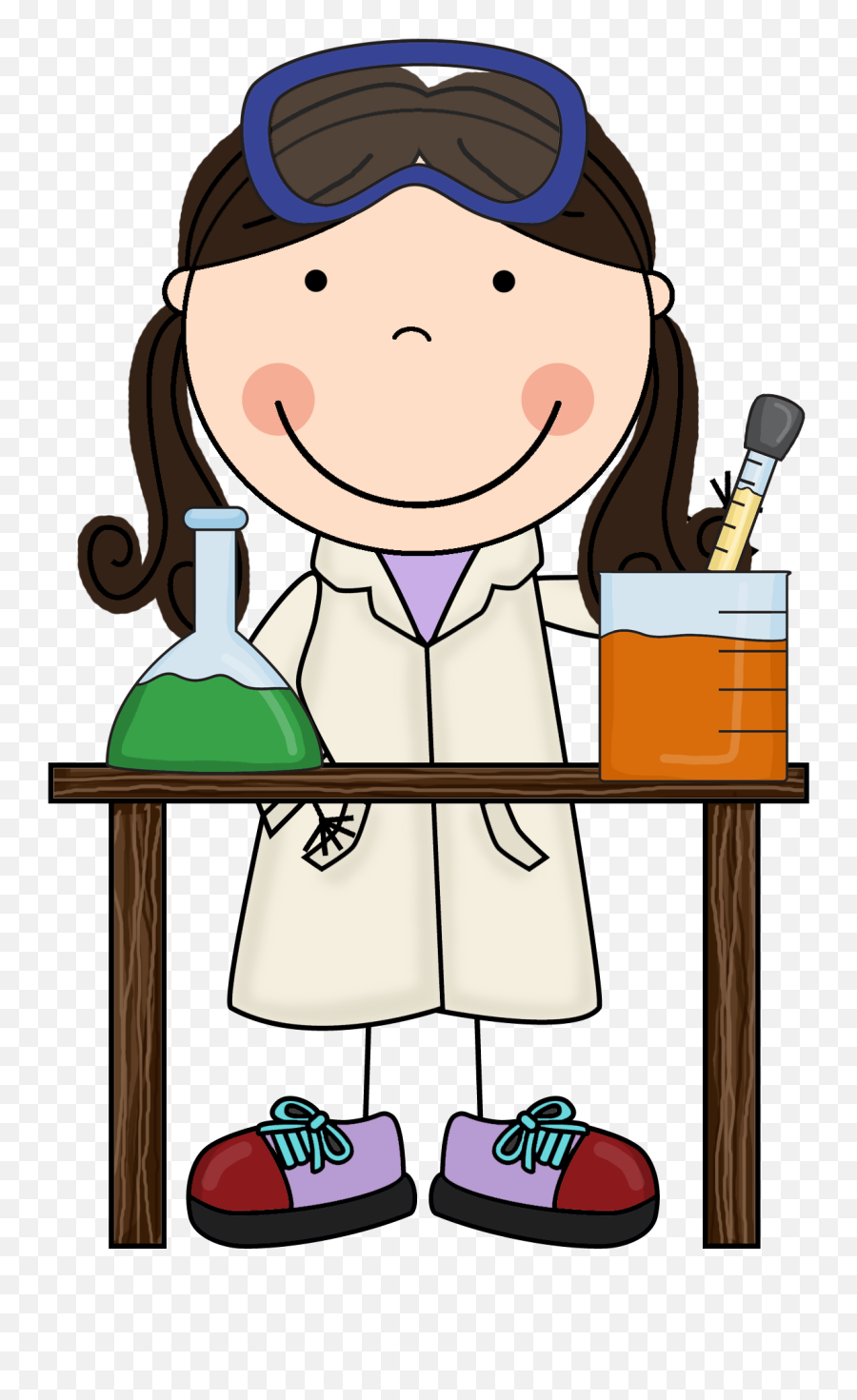 Little Miss Hypothesis Looks Like This Blog Might Have - Girl Scientist Cartoon Emoji,Retard Face Emoji