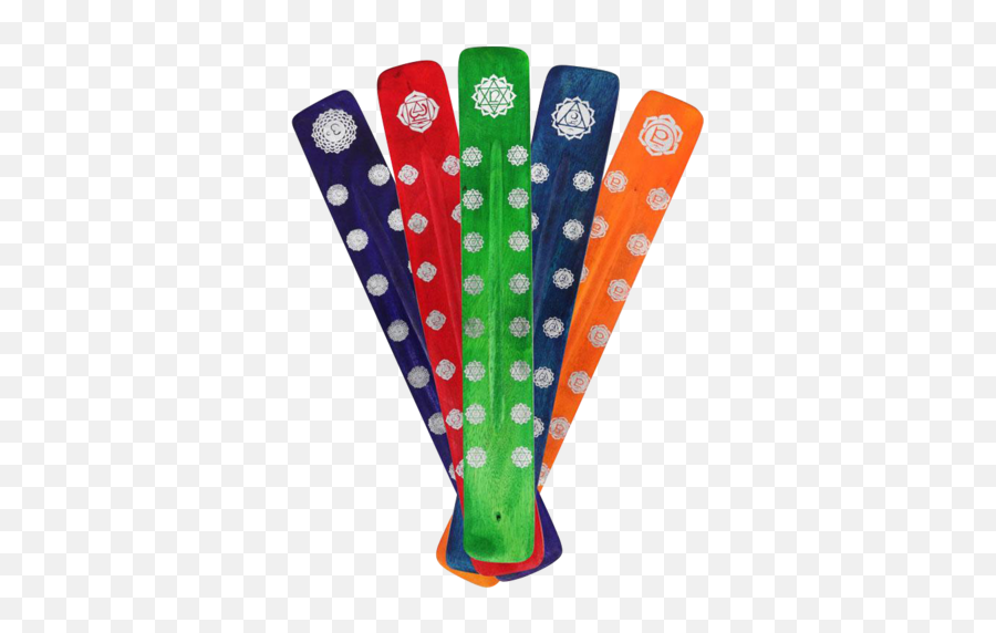 Chakra Colors Incense Holders - Decorative Emoji,Incense Emoji
